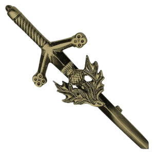 Antique Thistle Kilt Pin