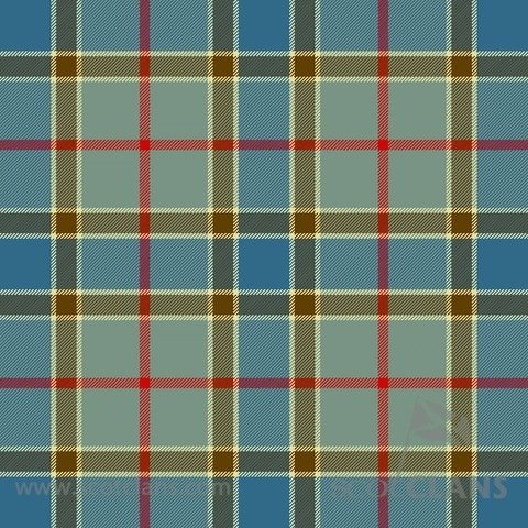 Balfour Blue tartan swatch