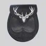 Black Stag Head Sporran