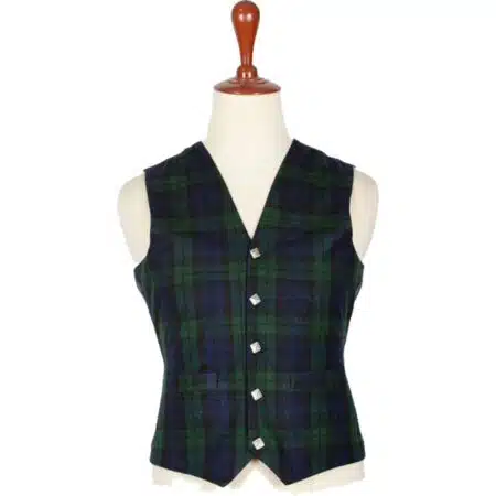 Black Watch Tartan Vest