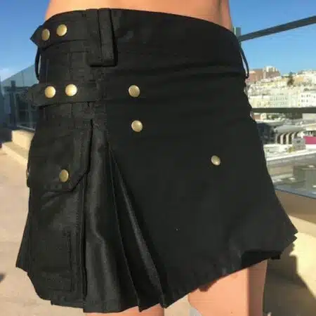 Black Women Utility Kilt