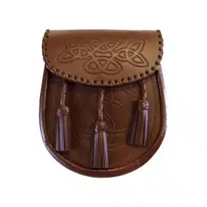 Brown Celtic Embossed
