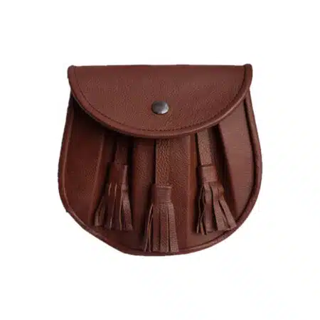 Brown Leather Rob Roy Sporran