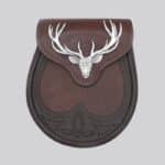 Brown Stag Head Sporran