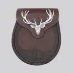 Brown Stag Head Sporran