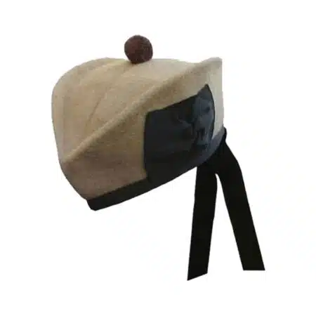 Camal Color Scottish Highland Glengarry Hat