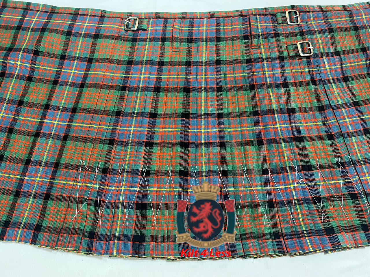 Clan Cameron Of Erracht Ancient Tartan Kilt