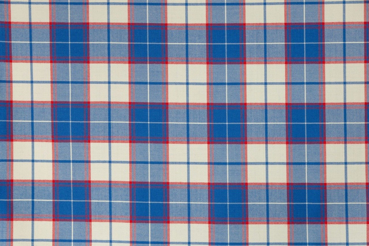 Canna Sapphire tartan swatch
