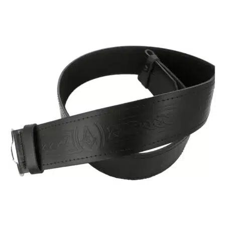 Celtic Buckle Embossed Leather Scottish Highland Traditional Kilt Belt