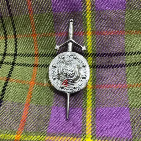 Chrome Sword Kilt Pin