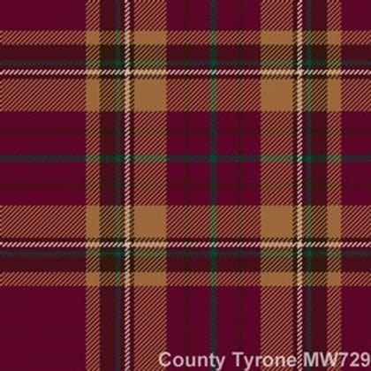 County Tyrone tartan swatch