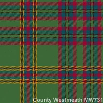 County Westmeath tartan swatch