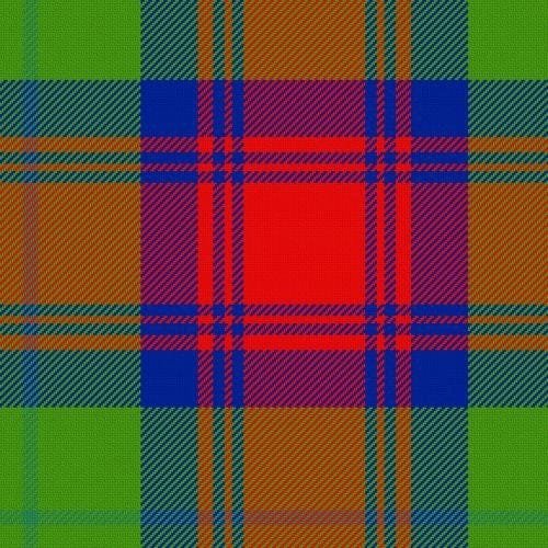 Cranston Dress Muted tartan swatch
