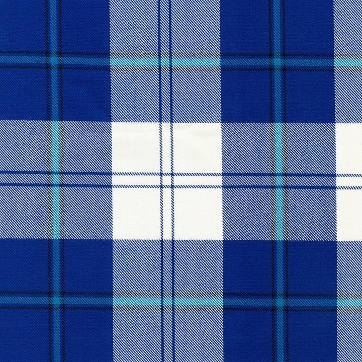 Cunningham Royal Blue tartan swatch