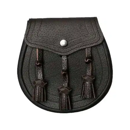 Dark Brown Classic Design Leather Sporran