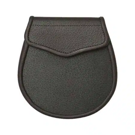 Dark Brown Leather Basic Design Sporran