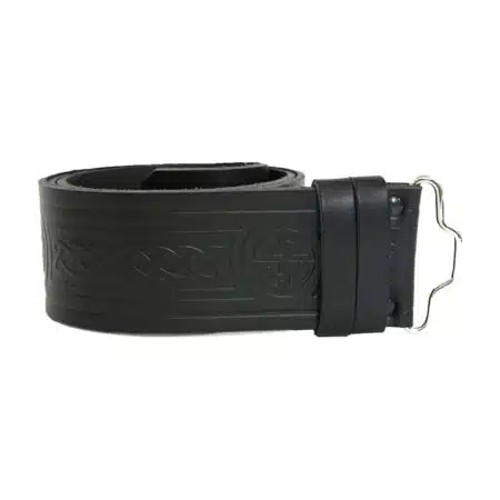 Embossed Kilt Leather Belt