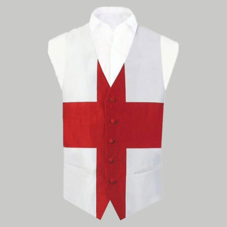 England ST George Design Waistcoat