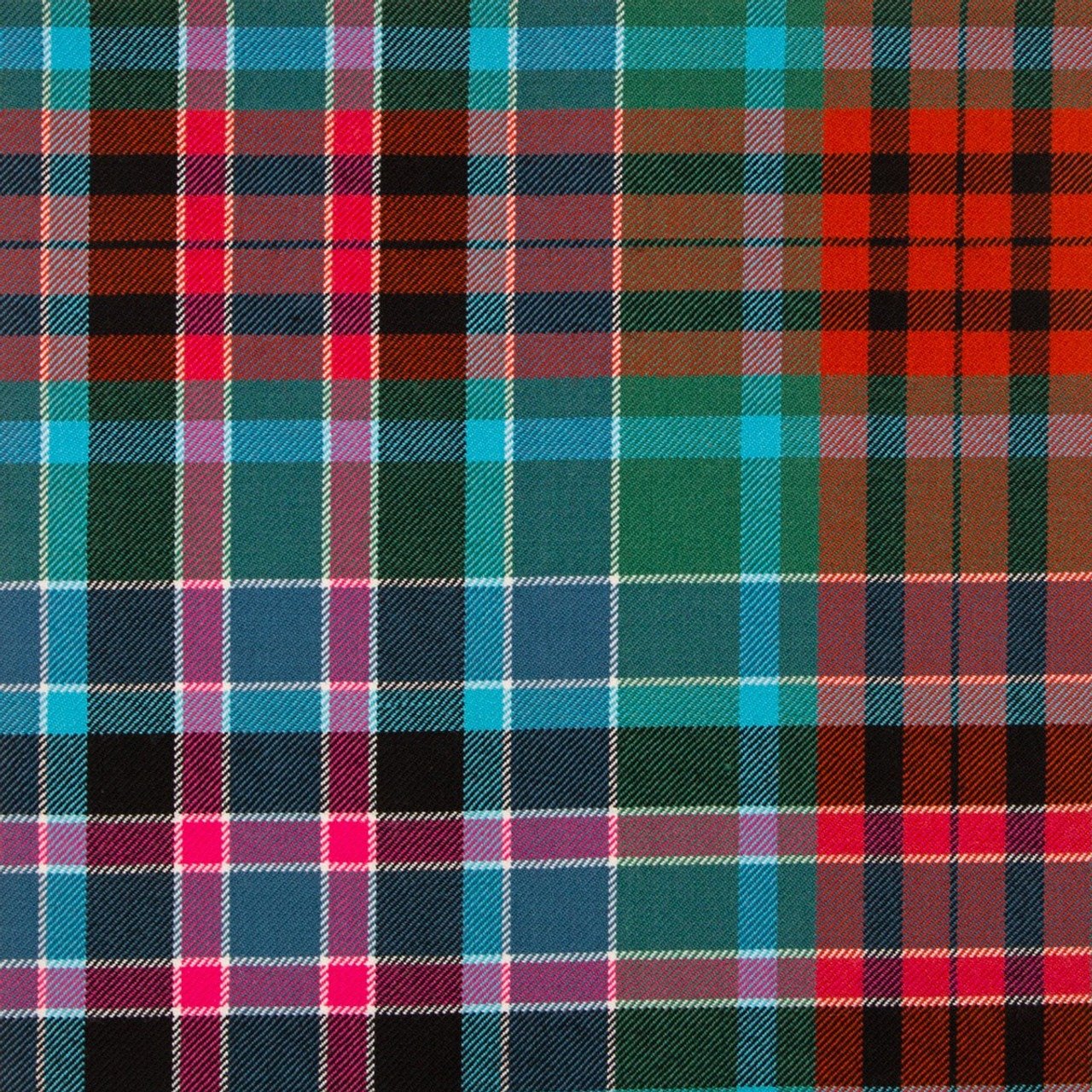 Gordon Red Modern tartan