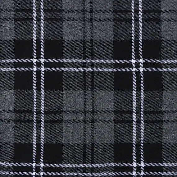 Grey Hamilton tartan swatch