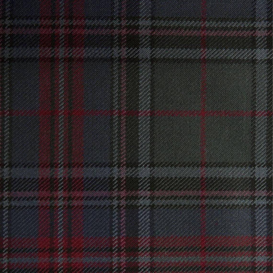 Grey Stewart tartan swatch