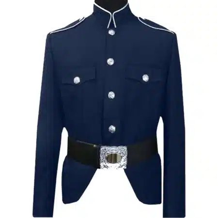 Guard Kilt Jacket Navy Silver