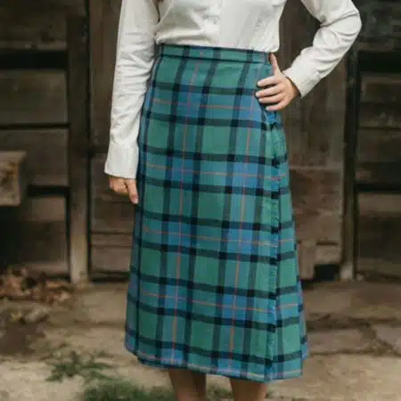 Gunn Ancient Tartan Kilt For Women