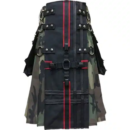 Interchangeable Camouflage Gothic Utility Kilt