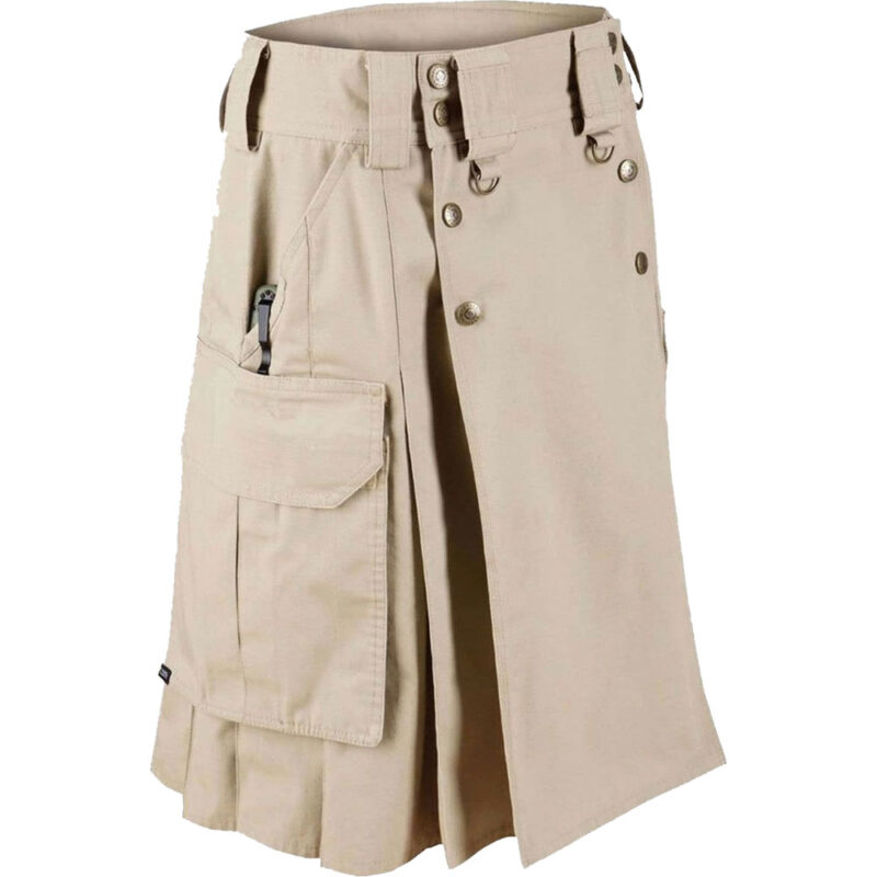 Khaki Combat Utility Kilt