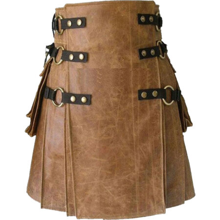 Leather Kilts for Men, 100% Genuine Leather Kilt