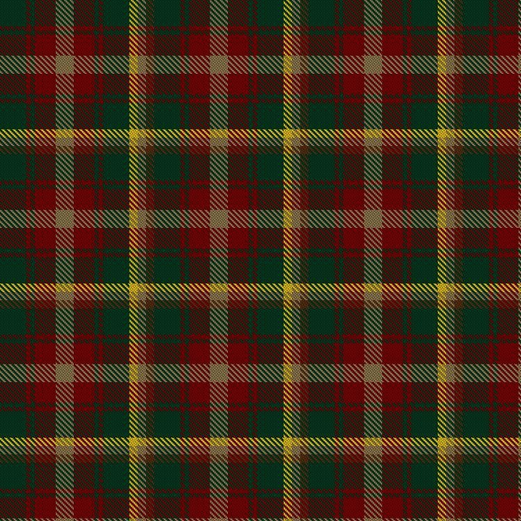 Maple Leaf Canadian tartan swatch