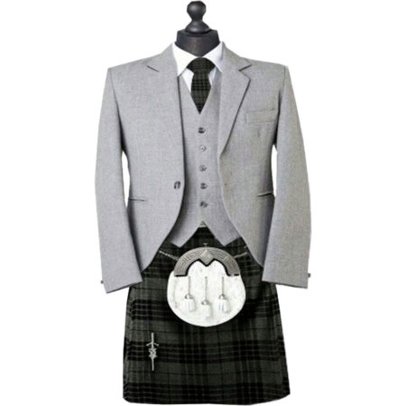 Men Scottish Wedding Outfit Men Kilt Outfit Tartan Jacket Kilt Tartan