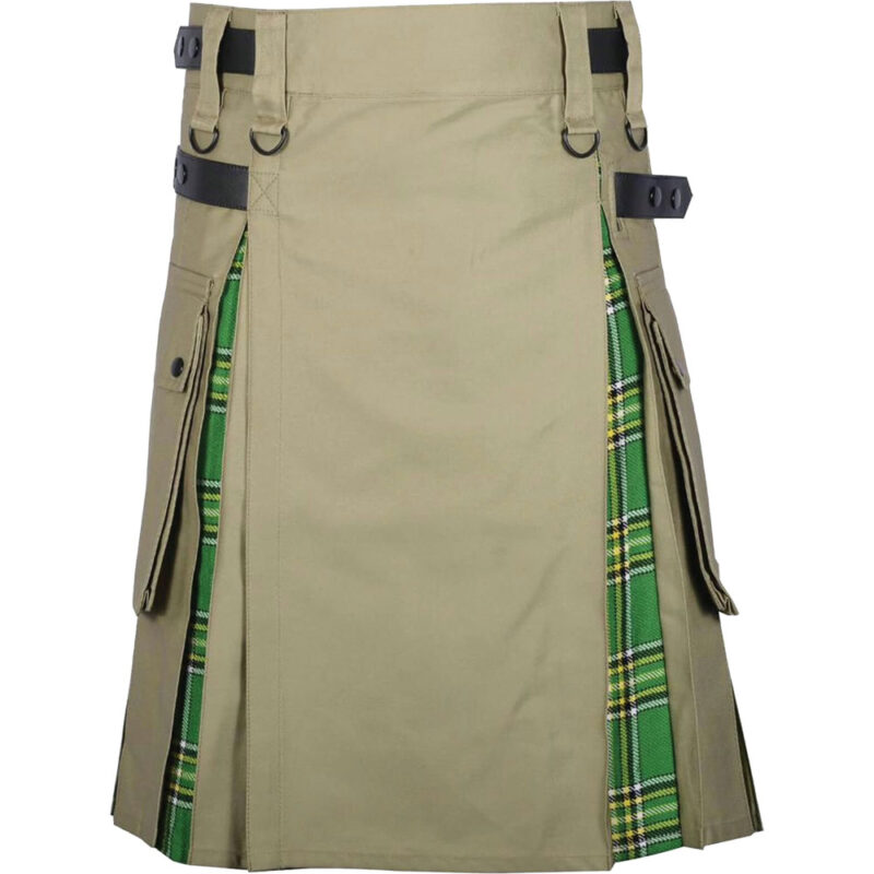 Men's Charm Khaki Hybrid Kilt