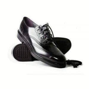 black ghillie brogues