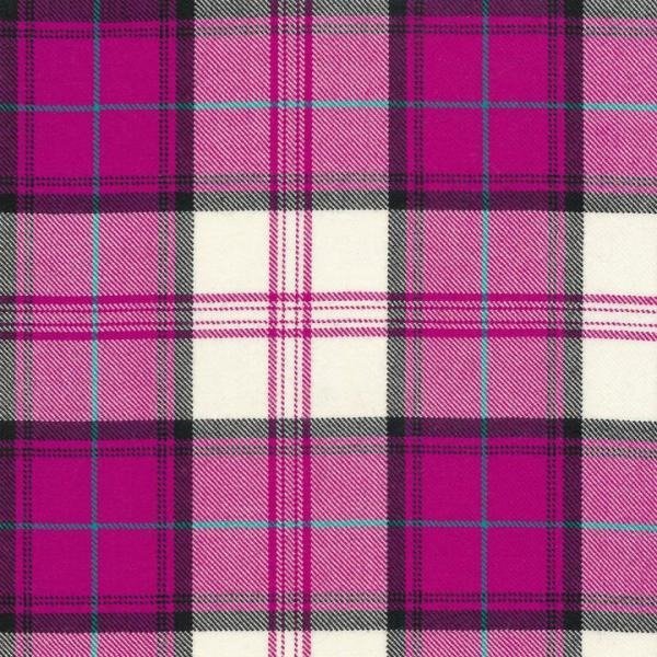 Menzies Dress Fuchsia tartan