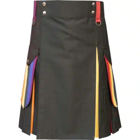 Modern Box Pleated Hybrid Kilt