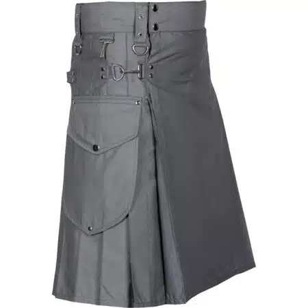 Modern Utility Kilt With Cargo Pockets