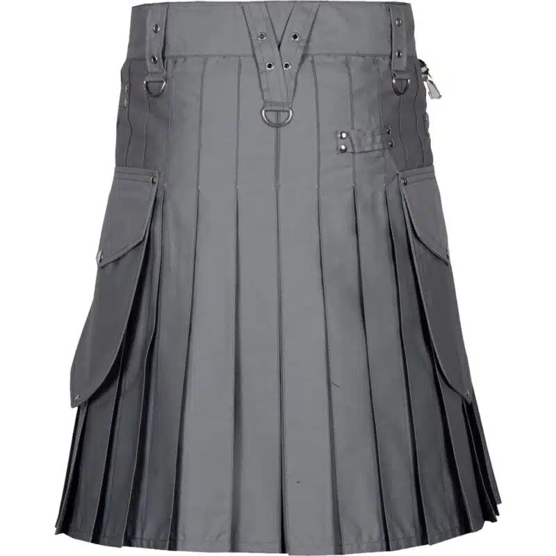 Modern Utility Kilt With Cargo Pockets