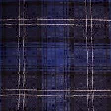 Navy Highland Granite tartan swatch