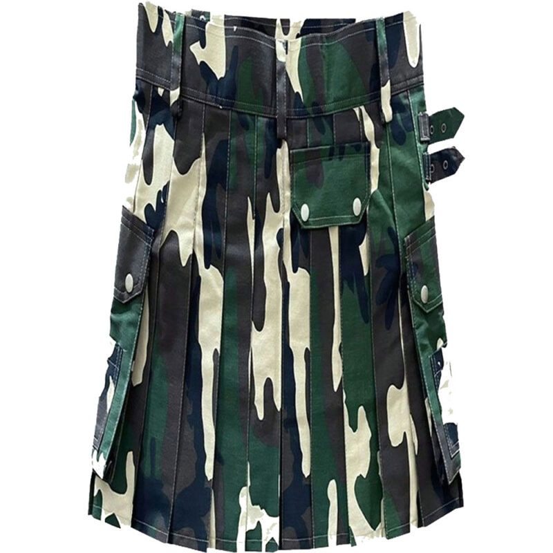 New Woodland Camo Kilt For Men