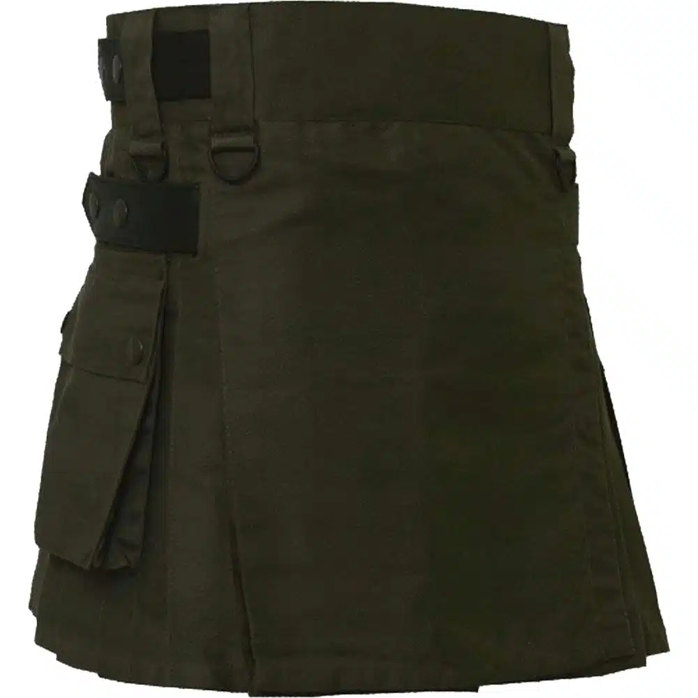 Olive Green Utility Kilt