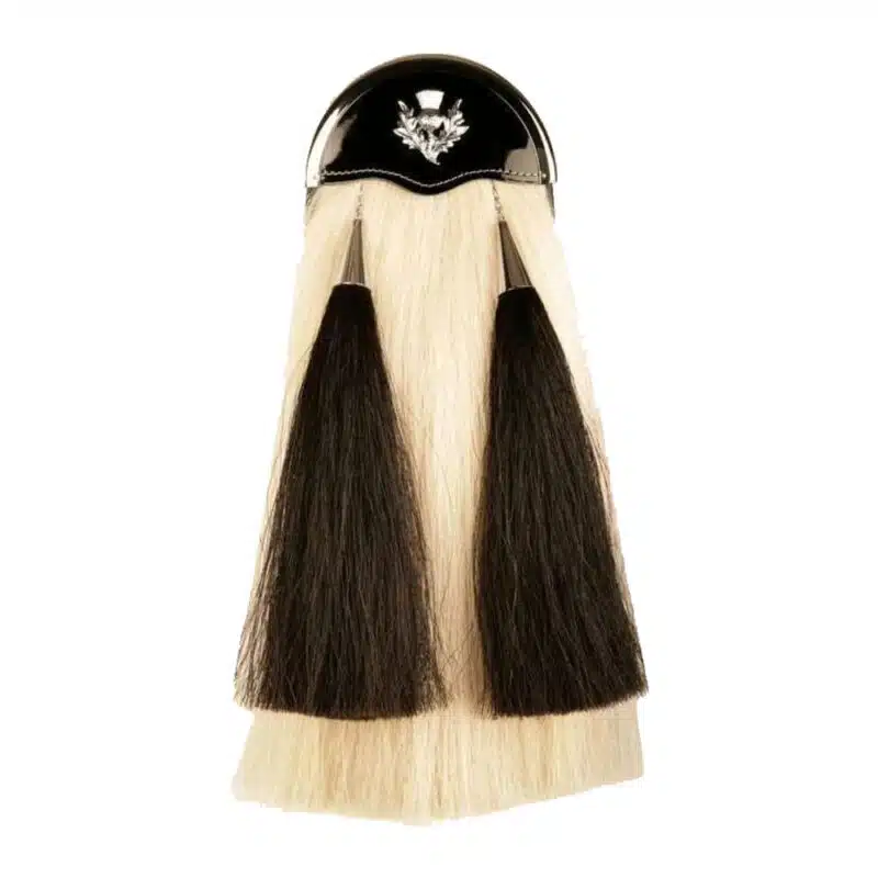Patent Leather Cantle Horse Hair Sporran