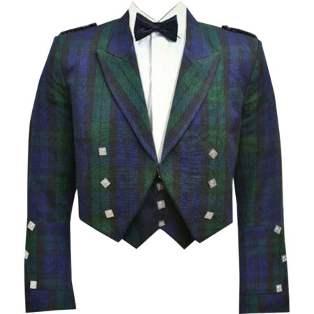 Prince Charlie Jacket-& Waistcoat In Tartan Made To Measure