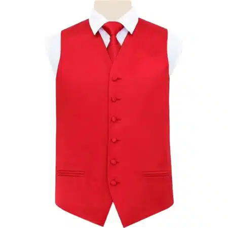 Red Waistcoat for Men