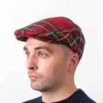 Matching Flat Tartan Hat