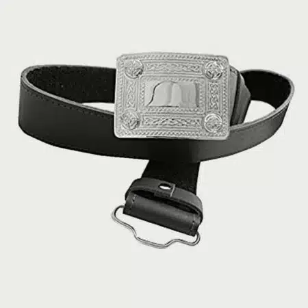 Kilt Belt Belt With Silver Buckle