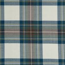 Stewart Dress Muted Blue tartan