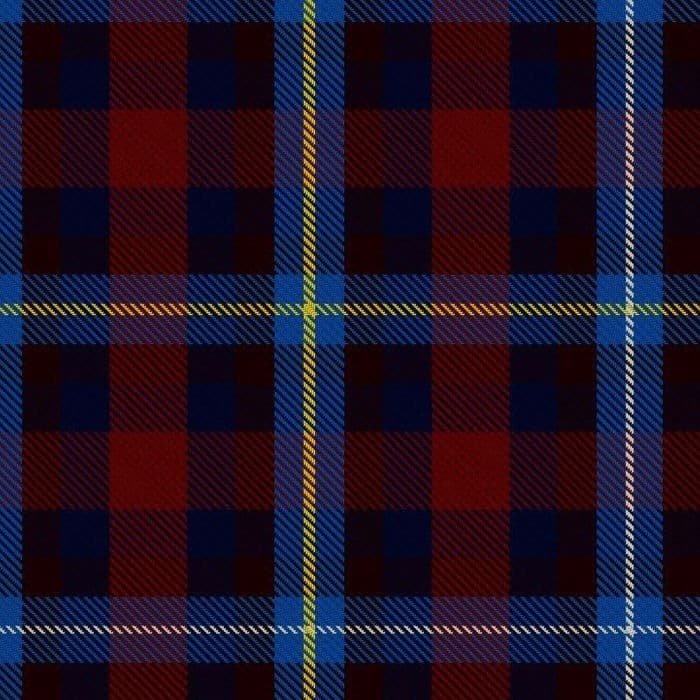 Traditional Glencoe tartan swatch