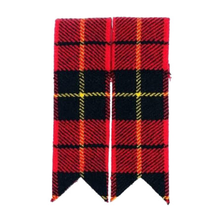 Wallace Scottish Traditional Flashes Tartan Kilt Flashes