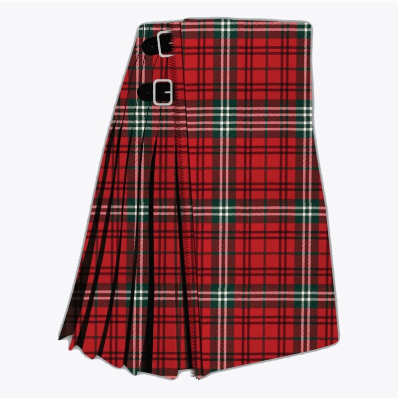 Morrison Red Modern Tartan Kilt